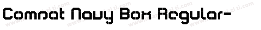 Comsat Navy Box Regular字体转换